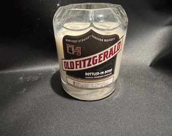 Old Fitzgerald Candle/Old Fitz 8 Year BIB Bourbon Whiskey Bottle Soy Candle/Very Rare Bottle. KY Bourbon Whiskey Candle. Heavenhill