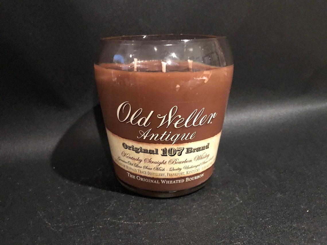Weller Bourbon Candle/old Weller Bourbon Whiskey Candle/owa Etsy