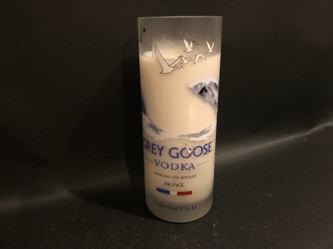 Grey Goose Candle/750ml Grey Goose Vodka Soy Candle. Made to Etsy