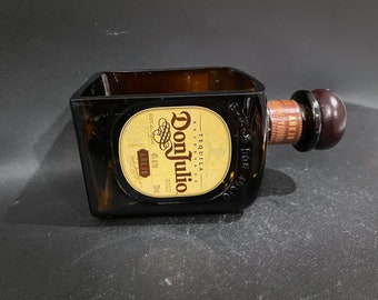 Don Julio 1942 Tequila Snack Dish/Don Julio Candy Dish/Patron Cigar Ashtray/Don Julio Bowl/Don Julio Tequila Gift/ Bottle Bowl Bottle