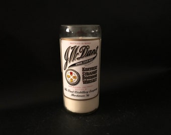 J W Dant Candle/Kentucky Bourbon Whiskey Candle/ Dant Bourbon Whiskey Candle BOTTLE Soy Candle. 750ML. Made To Order !!