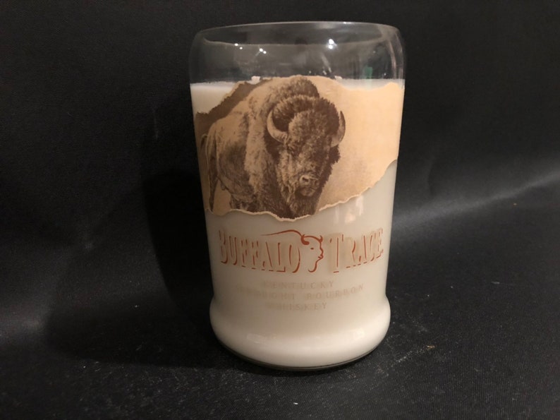 Large Buffalo Trace Candle/1 Liter Buffalo Trace Bourbon Etsy