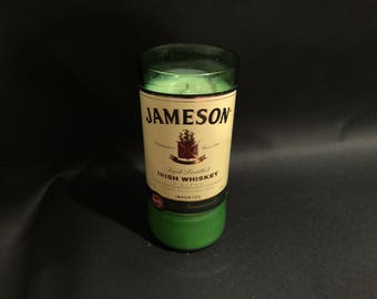 Jameson Candle/large 1 Liter Jameson Irish Whiskey Bottle Soy Candle/Made To Order/1 Liter vs 750ML For 35% Longer Burn/Jameson Candle/Gifts
