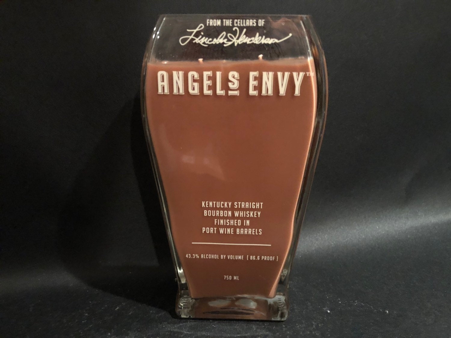 Angel's Envy Candle/Angels Envy Bourbon Whiskey BOTTLE Soy Etsy