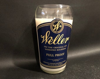 Weller Full Proof Whiskey Candle/Old Weller Full Proof Bourbon Whiskey Bottle Soy Candle/ Very Rare Bottle. SEE DISCLAIMER BELOW!!!