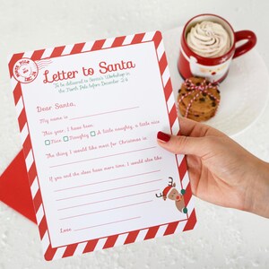 Kit de carta personalizada para Papá Noel, carta para Papá Noel, carta en formato svg para Papá Noel, letrero con carta para Papá Noel, carta imprimible para Papá Noel, plantilla de carta para Papá Noel