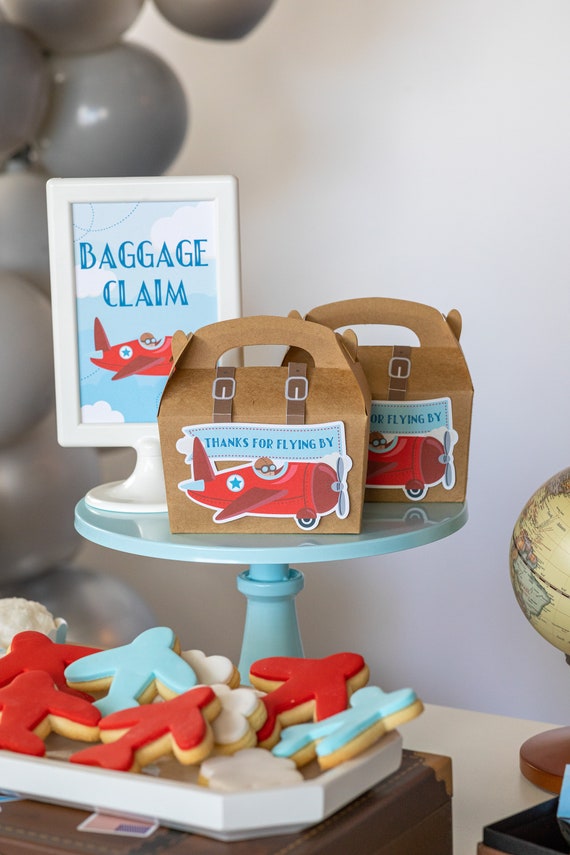 Flugzeug-Geburtstagseinladungen – Vintage-Design, 20 Karten + Umschläge, 10x15 Cm, Für Jungen & Mädchen