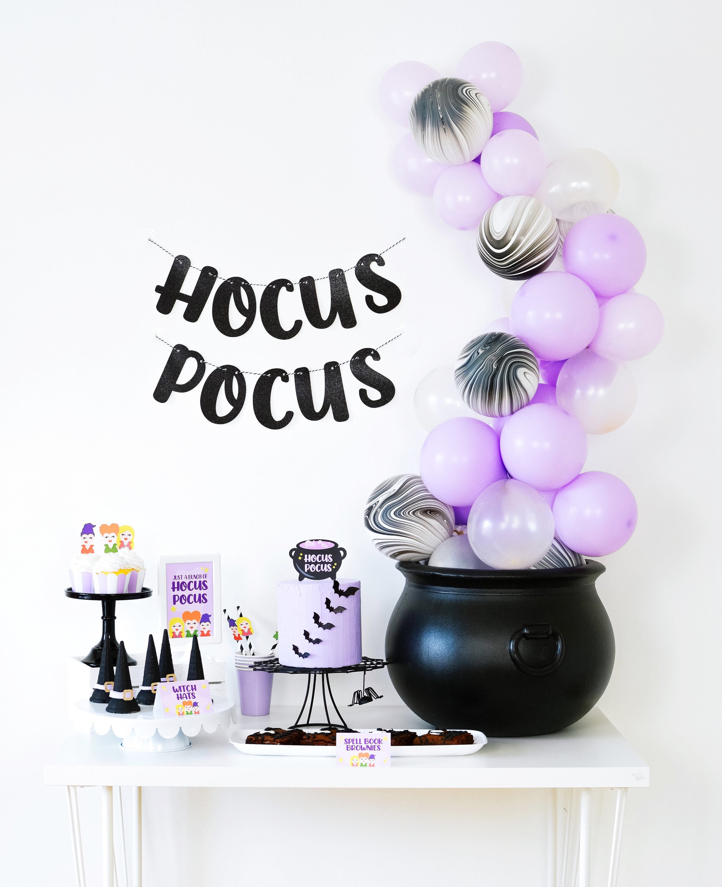 Hocus Pocus Cake Topper Hocus Pocus Decor Halloween Cake Etsy