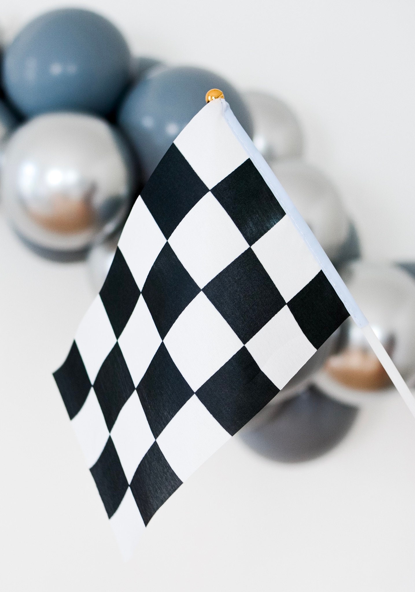 Vintage Race Car Checkered Flags | Racing Party Decorations, Fast One Birthday, Two Fast Party Decor, Checkered Flag Party Supplies, Cars