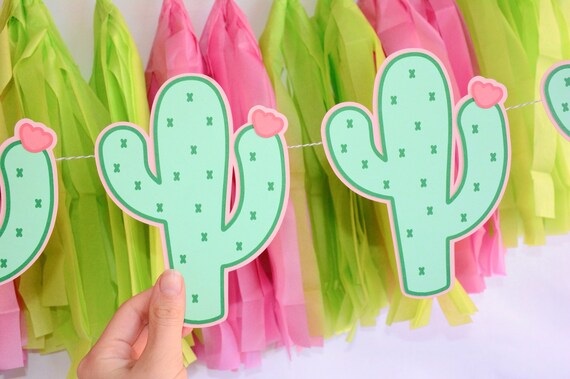 Cactus Garland Cactus Banner Cactus Svg Cactus Decor Etsy