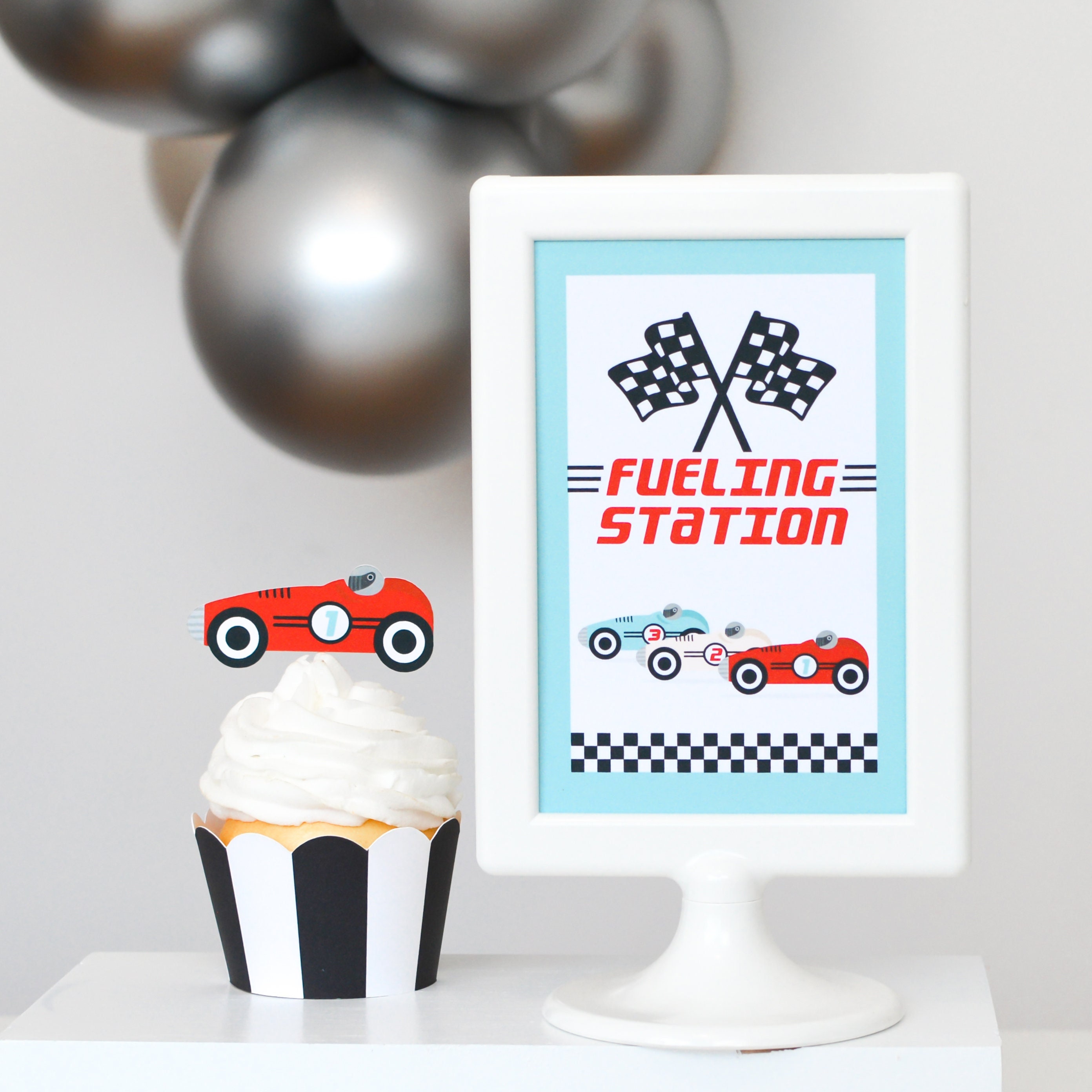 Fueling Station Vintage Race Car Sign Race Car Birthday - Etsy Australia