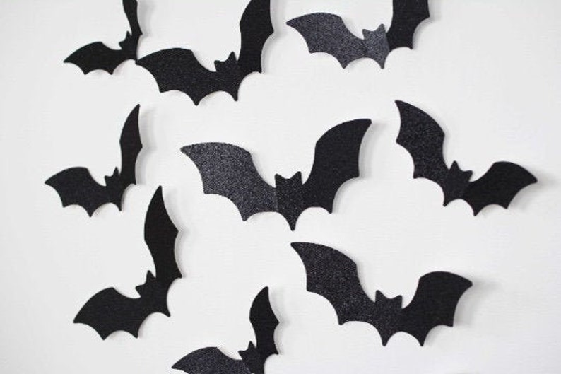Bat Wall Decor
 3D Glitter Bat Wall Decor Bat Decor Halloween Decor Wall Etsy