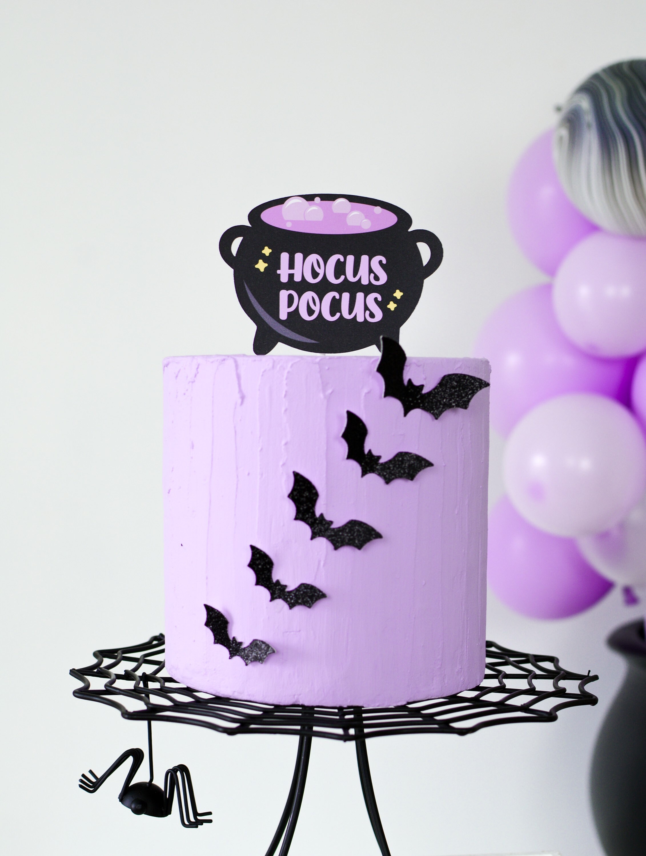 Hocus Pocus Cake Topper Hocus Pocus Decor Halloween Cake Etsy