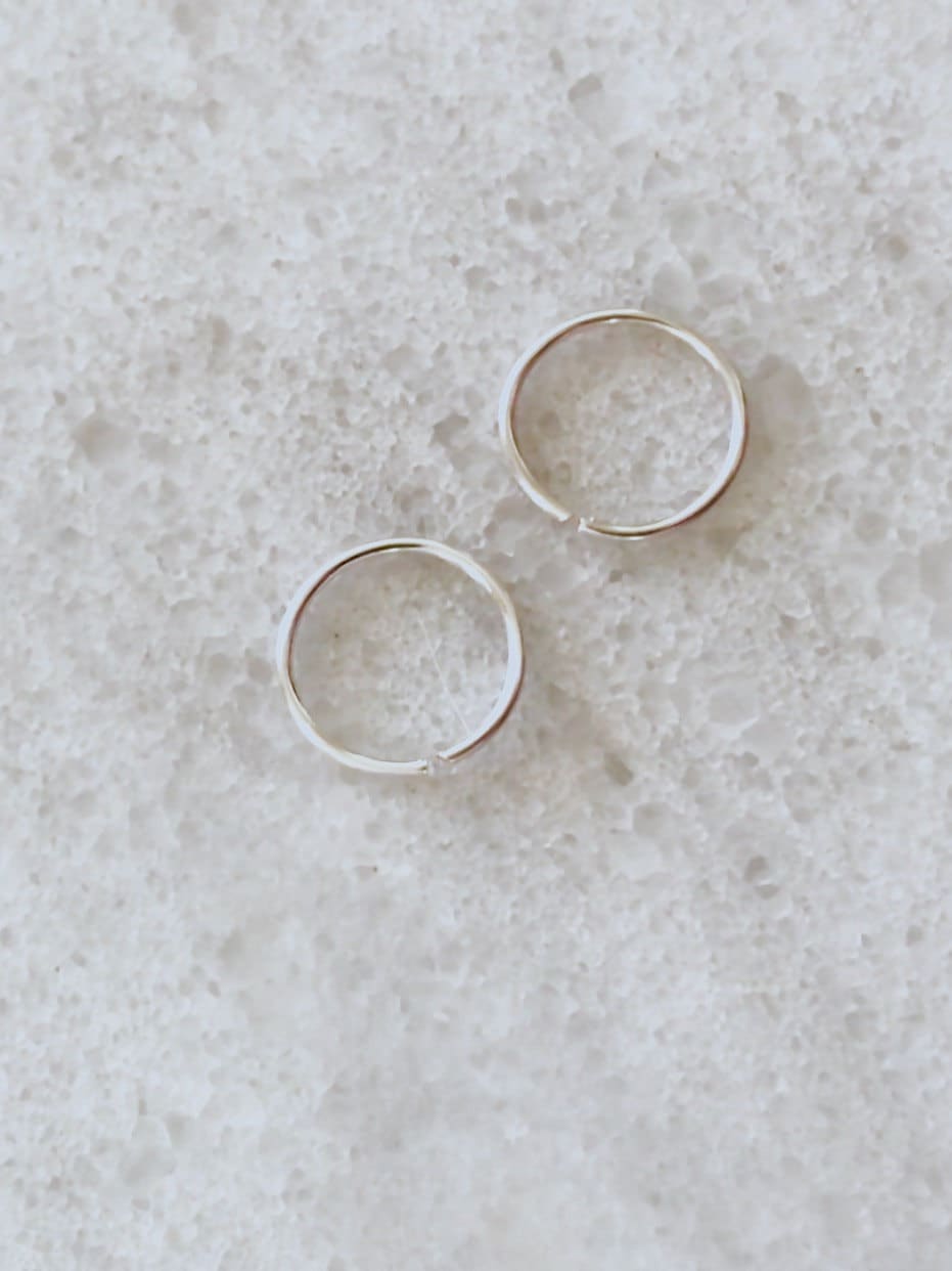 Gold Huggie Hoops/ Tiny Gold Hoops / Huggie Hoops/ Small Etsy