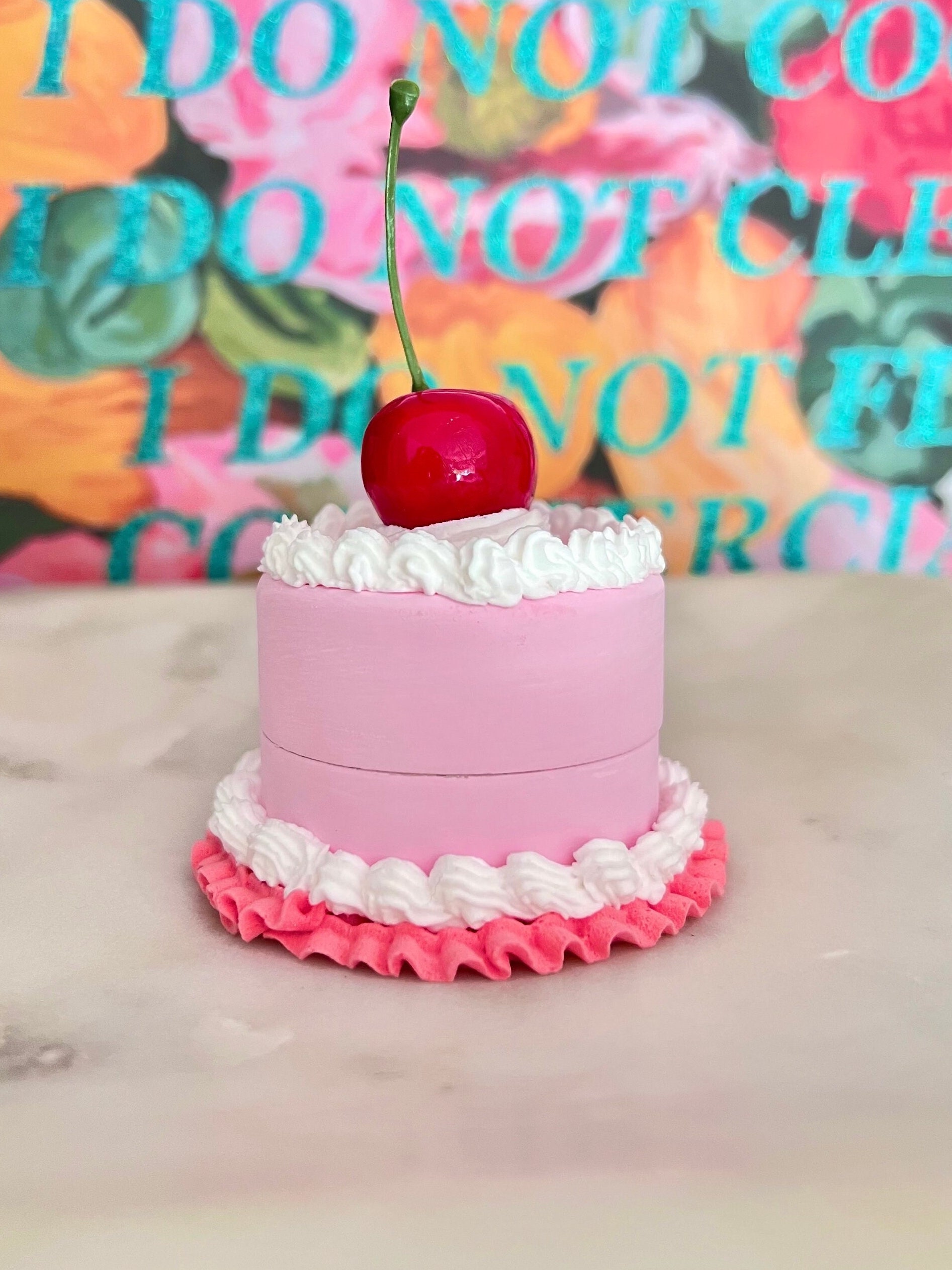 Fake Cake Jewelry Organizer Trinket Box – Peppery Home
