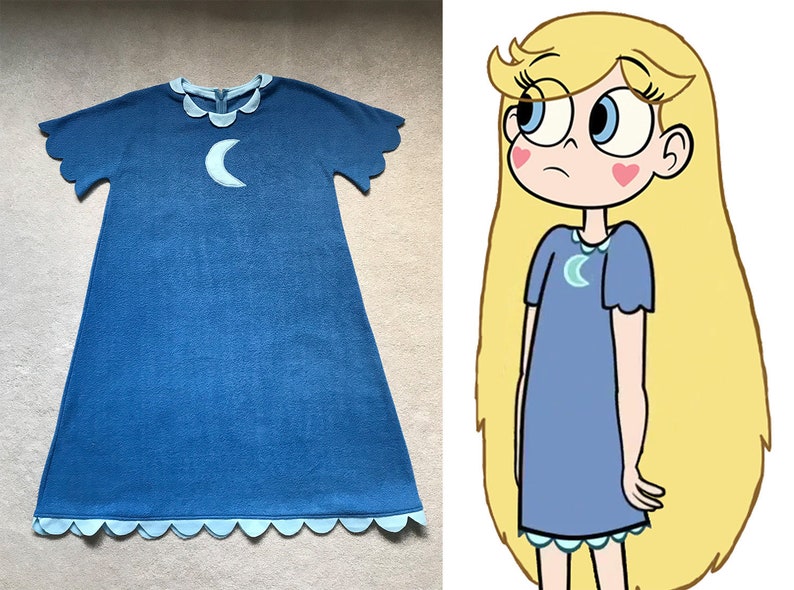 the Forces of Evil Star Christmas Gift Disney princess IN STOCK Star Butterfly Pajamas Nightie Dress Cosplay Halloween Costume Star vs