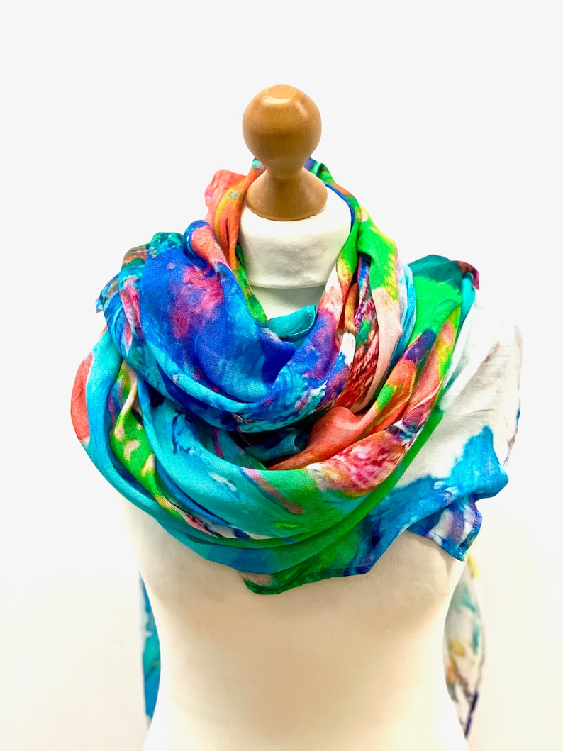 Scarf/sarong Summer Carnival Scarf for Women Scarves for Etsy UK