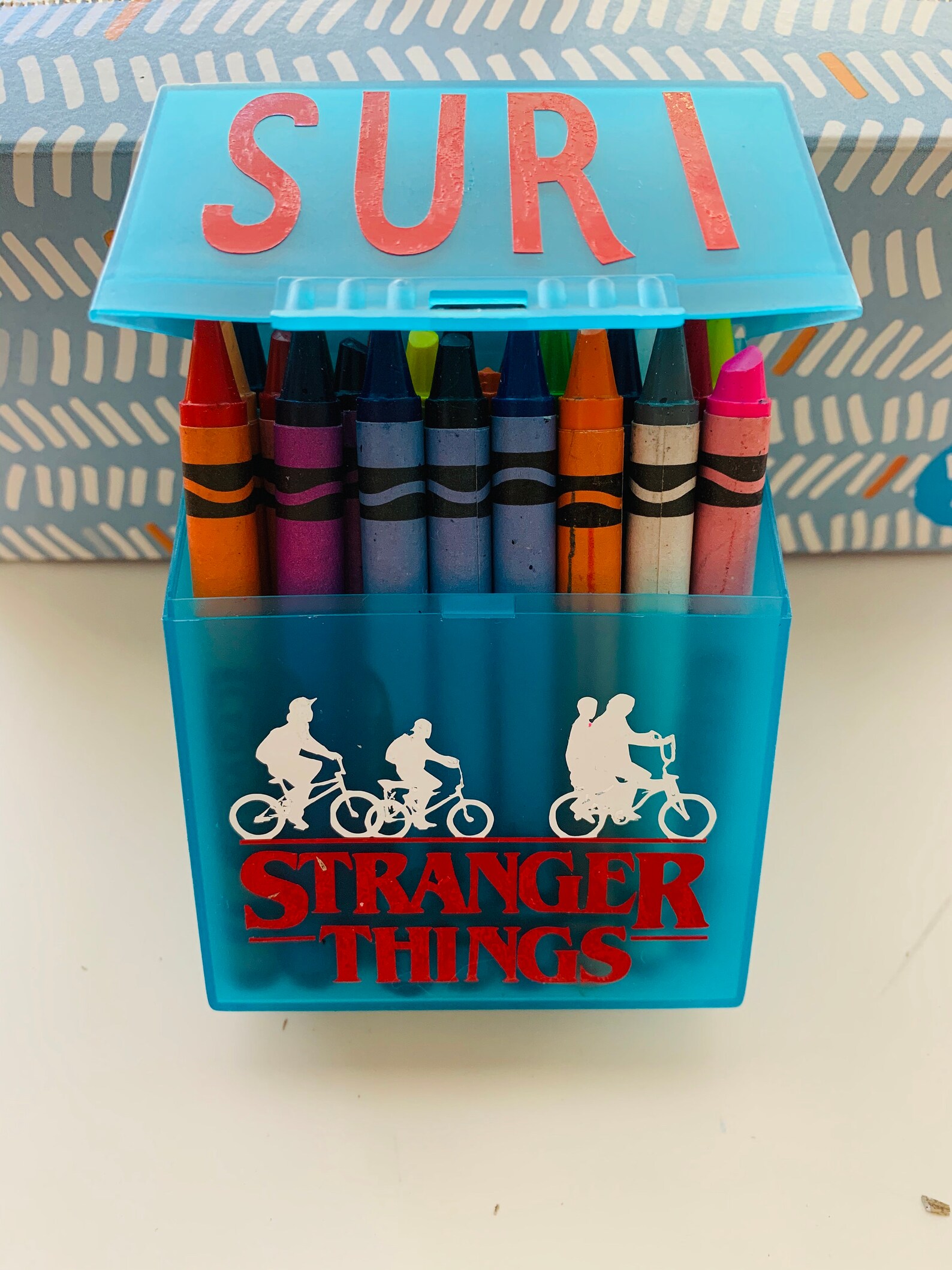 Personalized Crayon Box Crayon Box Holder School - Etsy Italia