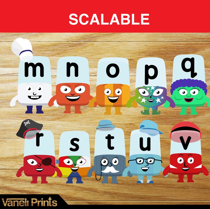 Alphablocks Svg Png Epspdf for Sublimationsticker File - Etsy UK