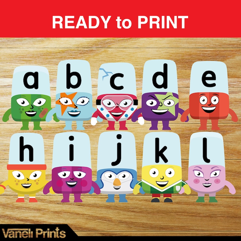 Alphablocks Svg, Png, Eps,pdf, for Sublimation,sticker File, Ready to ...