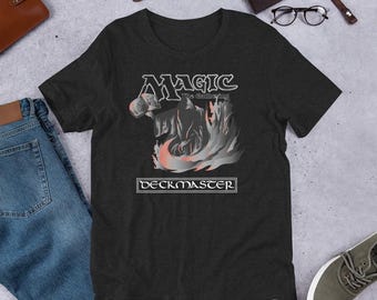 手彫りMTGシャツ：ブロックプリントスタイル（ヴィンテージブラックT