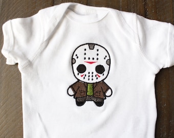 Hockey Mask Baby Bodysuit