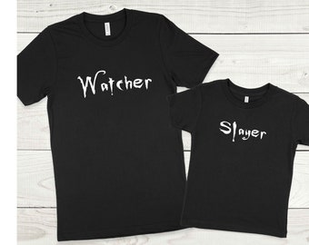 Slayer Watcher Match Me Tee Set