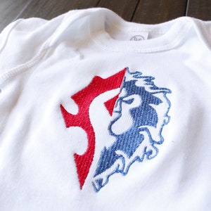 A House Divided Warcraft Baby Bodysuit