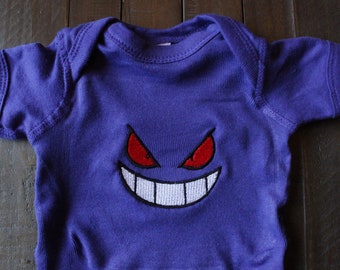 Ghost Type Face Cosplay Baby Bodysuit