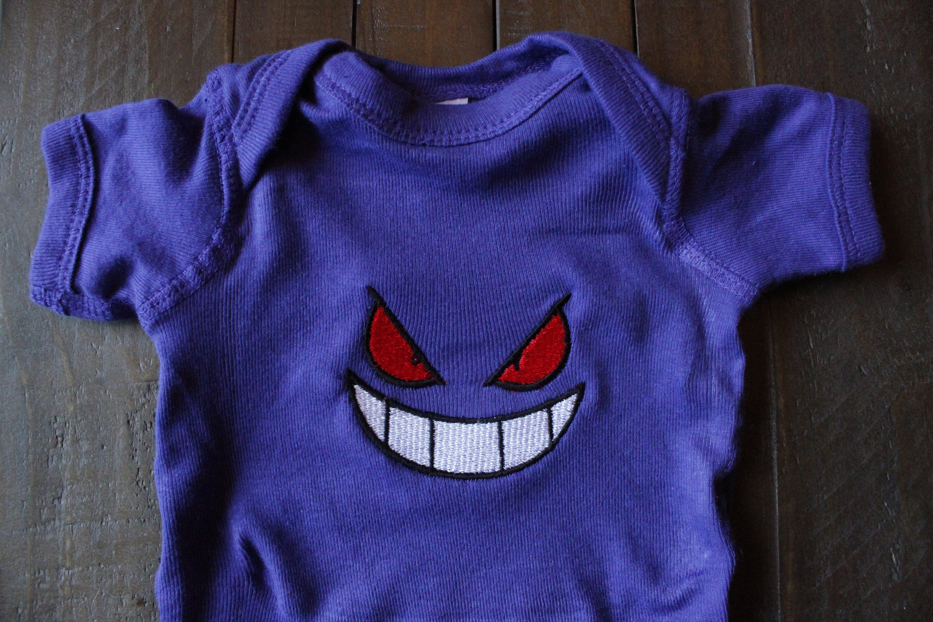 Ghost Type Face Cosplay Baby Bodysuit