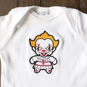 Horror Clown Baby Bodysuit