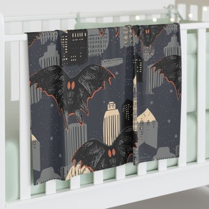 Mothman City Baby Swaddle Blanket