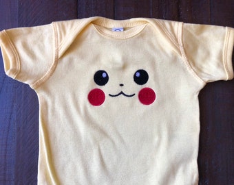 Pikaface Cosplay Baby Bodysuit