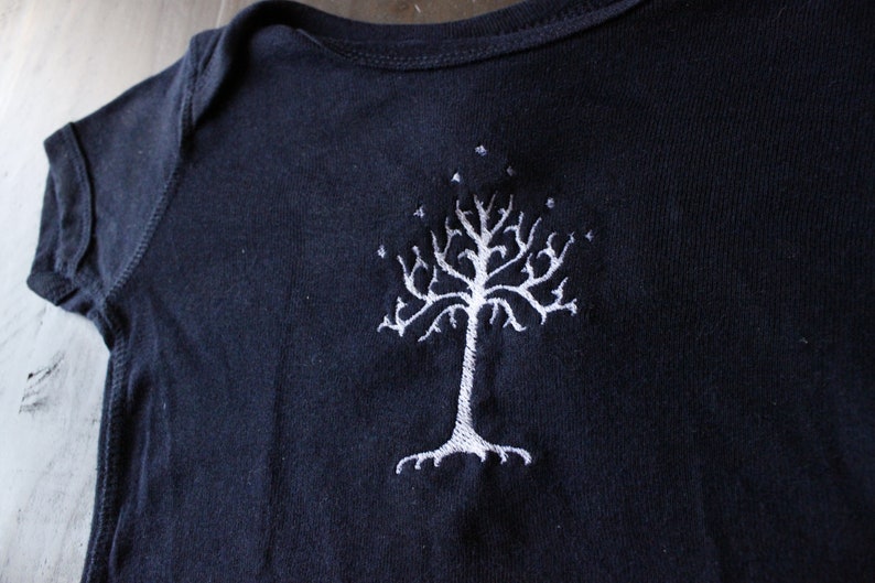 White Tree of Gondor Baby Bodysuit image 2