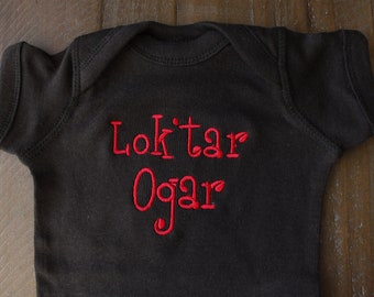 LokTar Ogar Baby Bodysuit