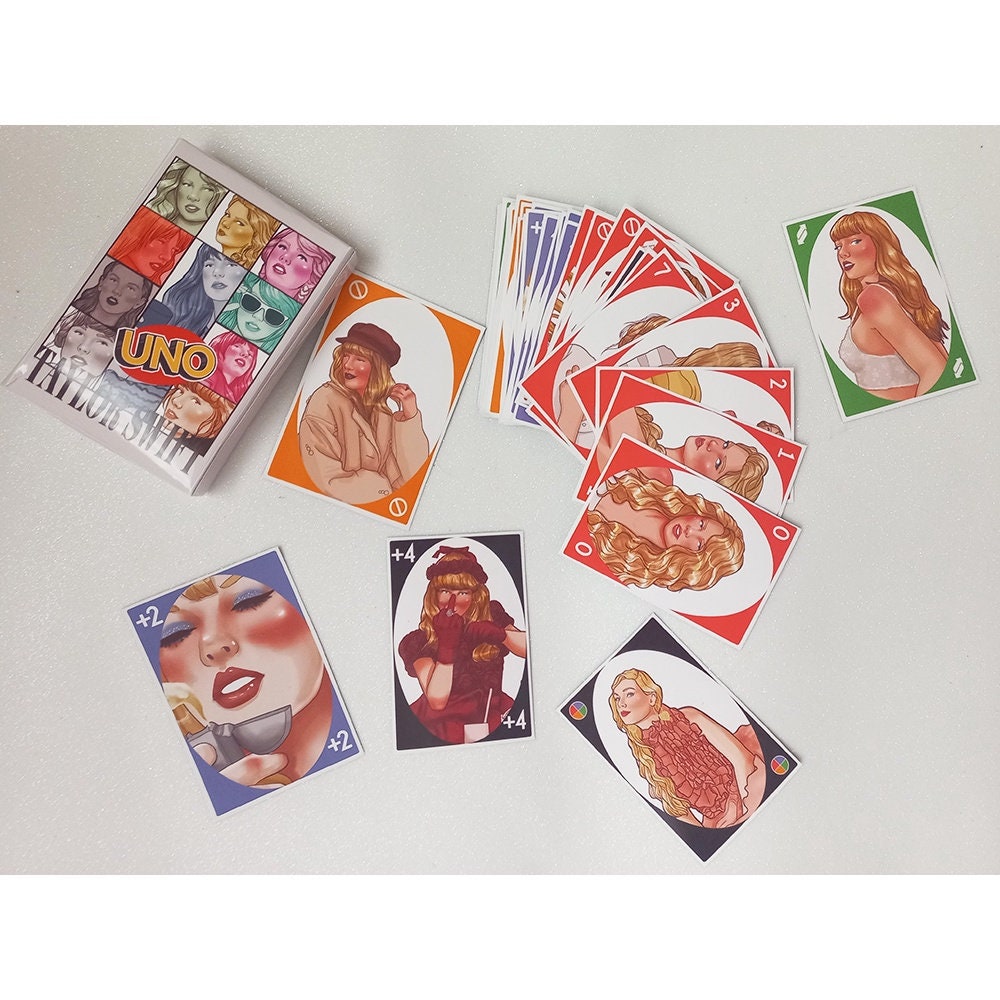 Printable Swiftie UNO Cards Taylor Swift Etsy