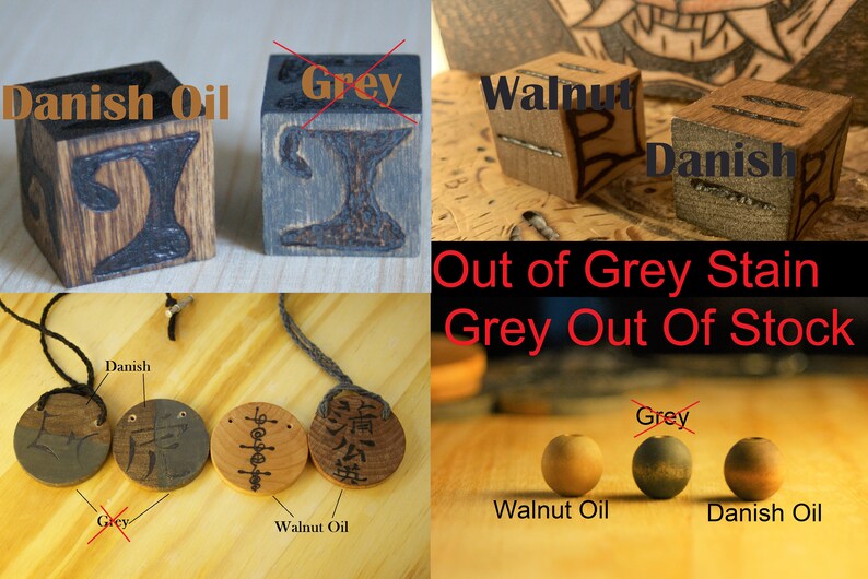 Korean hangul Wooden Dice Hand Burned // Gifts for Him // Etsy