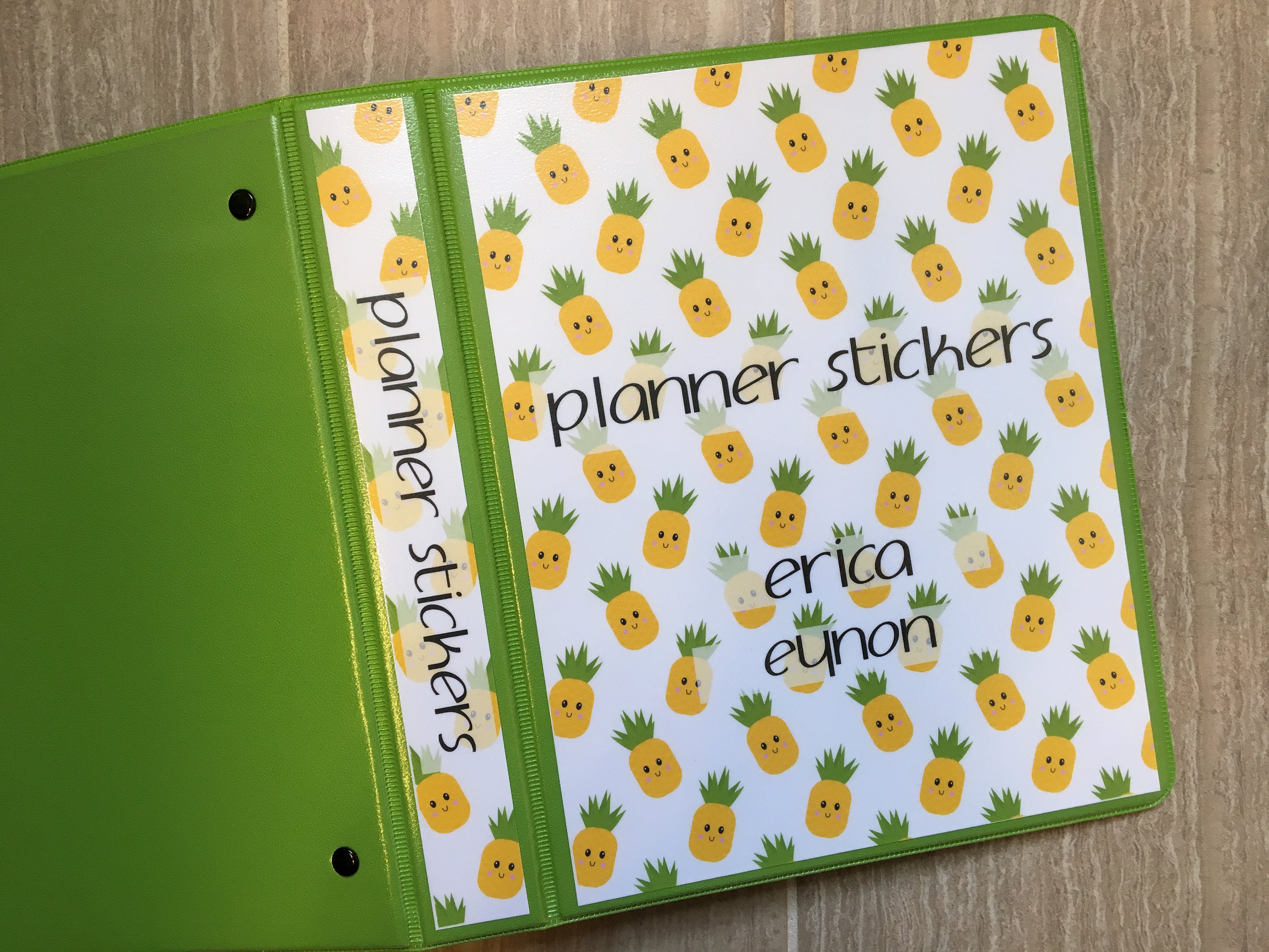 Planner Sticker Binder Set Mini Binder Dividers Mini Etsy