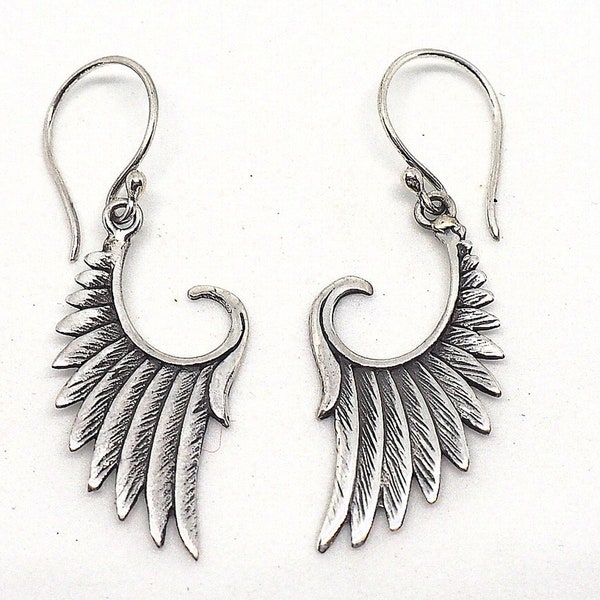 Orecchini Angel - Orecchini Sterling Sillver Wings - Gioielli fatti a mano - 925 - Wing Design - Boho Jewelry