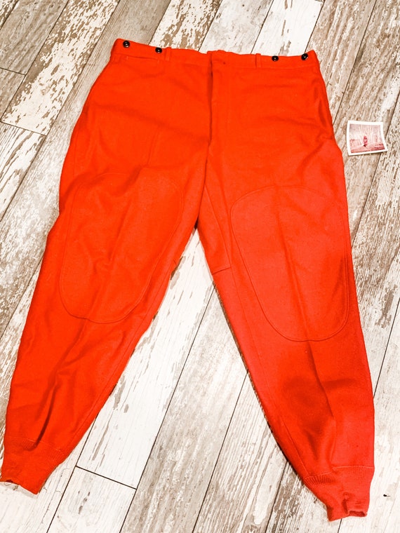 Vintage Abercrombie and Fitch Red Wool Mens Huntin
