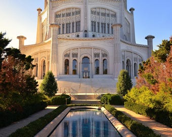 Chicago Photo, Bahá'í House of Worship, Wilmette, Illinois, Architecture Photo, "House of Worship", Fine Art Photography