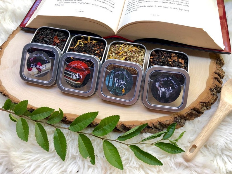 Bookish Loose Leaf Tea Tin Sets Mix and Match flavors image 1