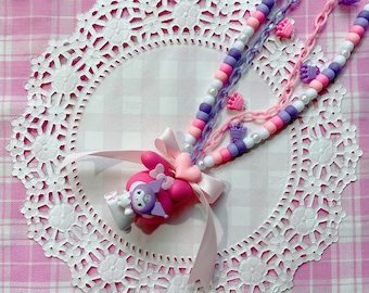 Kawaii my melody inspired decora kei harajuku necklace