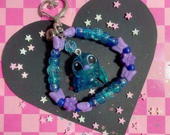 Stitch Kandi Keychain
