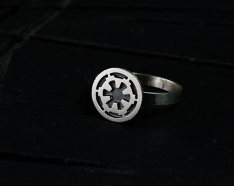 Anillo del Imperio Galáctico de Star Wars 925 Plata Star Wars Joyería para hombre Regalo Alianza Rebelde Jedi