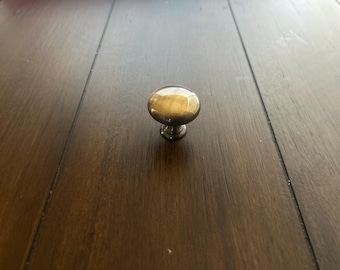 Amerock/Allison BP1950H-AE Solid Brass Antique Finish Round Knob Hardware Drawer Pulls 1 1/4"