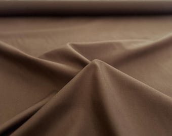 Chocolate Brown 100% Cotton Fabric By The Yard- 44"W
