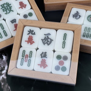Mahjong Guest Soap, Customizable Tiles, Unique Gift, Chinese Mahjong, Unique Soaps, Guest Soap, Interesting Finds, Stocking stuffer