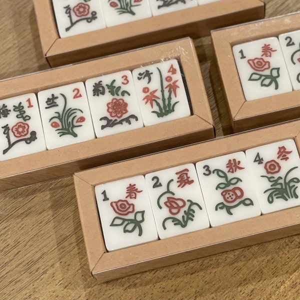 Mahjong Soaps Flower Tiles