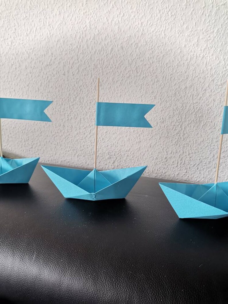 Set von 20 großes Boot Papierboot Origami-Kraft - Etsy.de